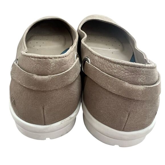 Hush Puppies The Body Shoe Ballet Flats Womens 7.5W Gold Shimmer Round Toe - Picture 5 of 9